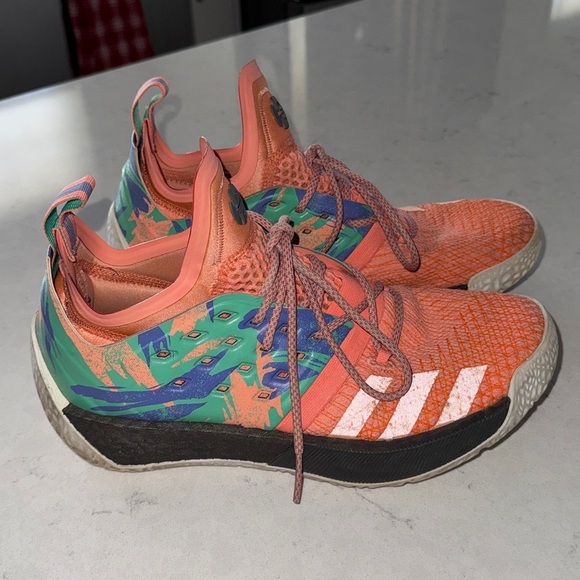 Adidas Harden Vol.2 AH229 Mens California Dreamin Shoes Sneakers 8.5 US Rare